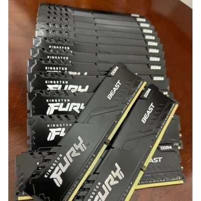 Ram PC Kingston Fury Beast Black 16GB 3200MHz New