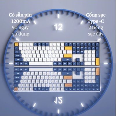 Bàn phím cơ Darkflash GD108 / GD100 không dây - Bảo hành 12 tháng